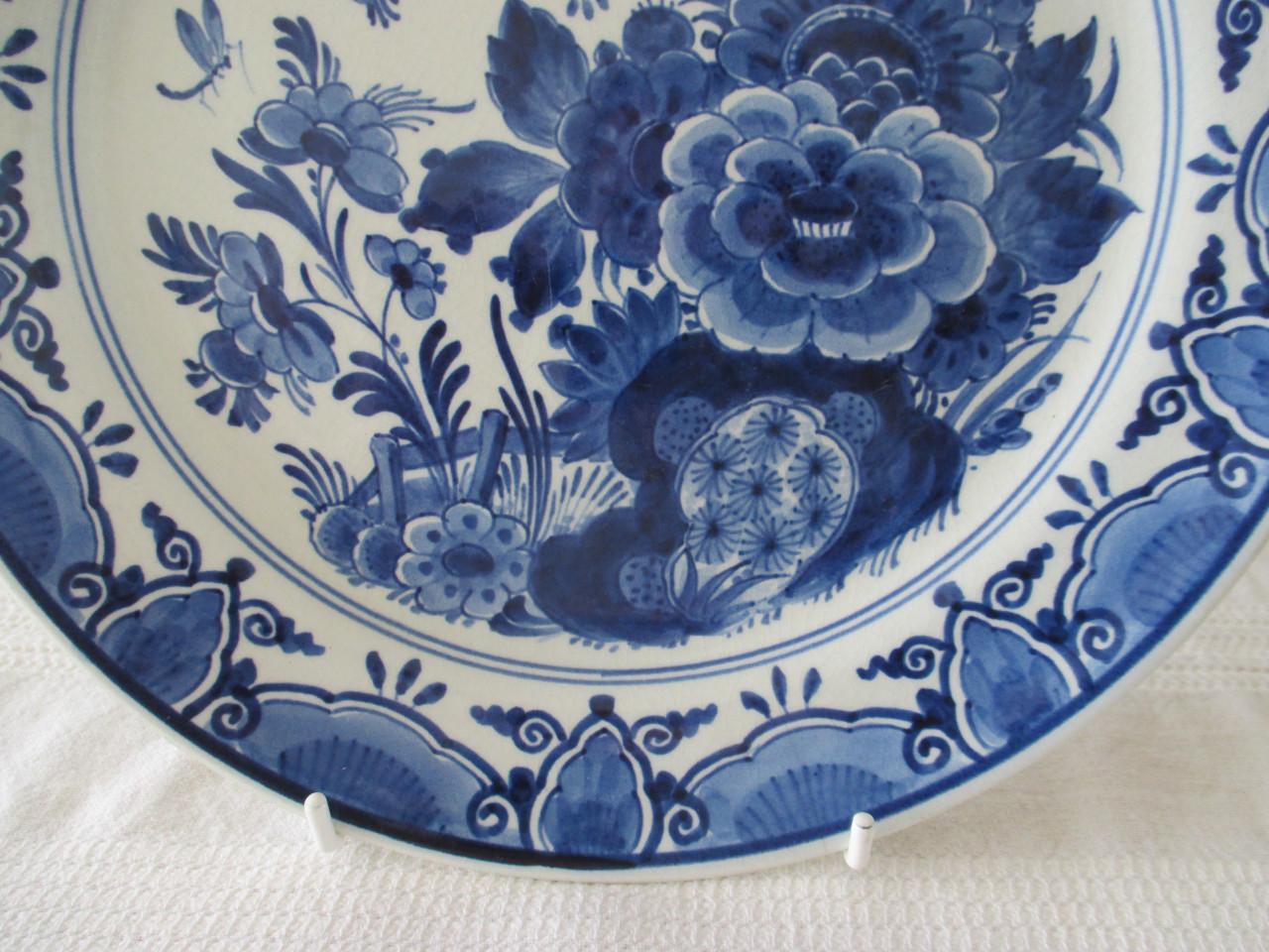 Mooi Delftsblauw Bord   ( De Porceleyne Fles )