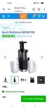 Slowjuicer van Bosch