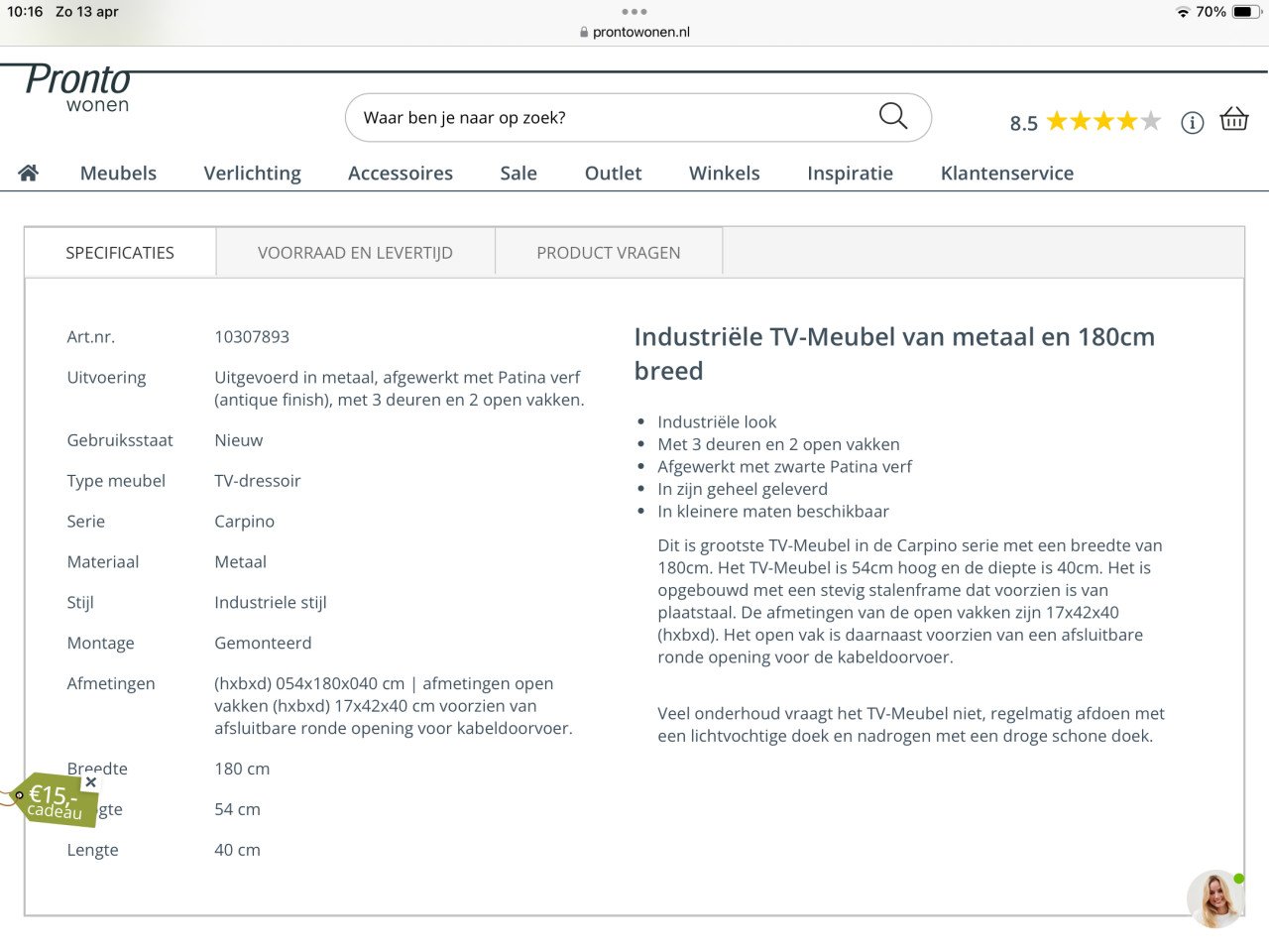 Bartafelmet barkrukken