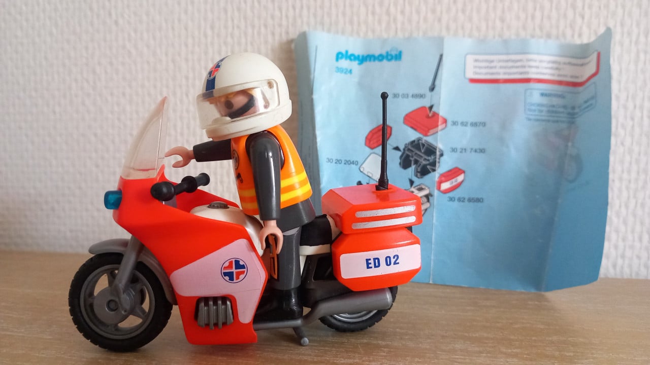 Playmobil eerste hulpmotor setnr 3924