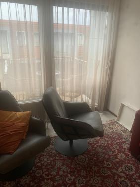 Vitrage van boven licht doorlopend naar donkerder