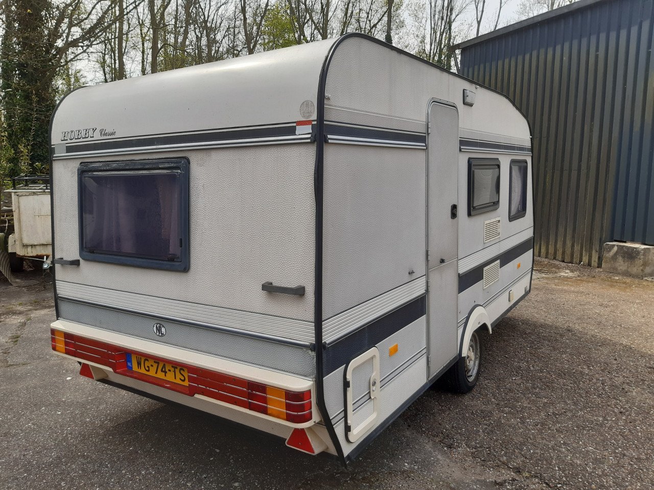 Hobby classic 420 caravan ui '91