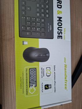 Draadloze toetsenbord en muis