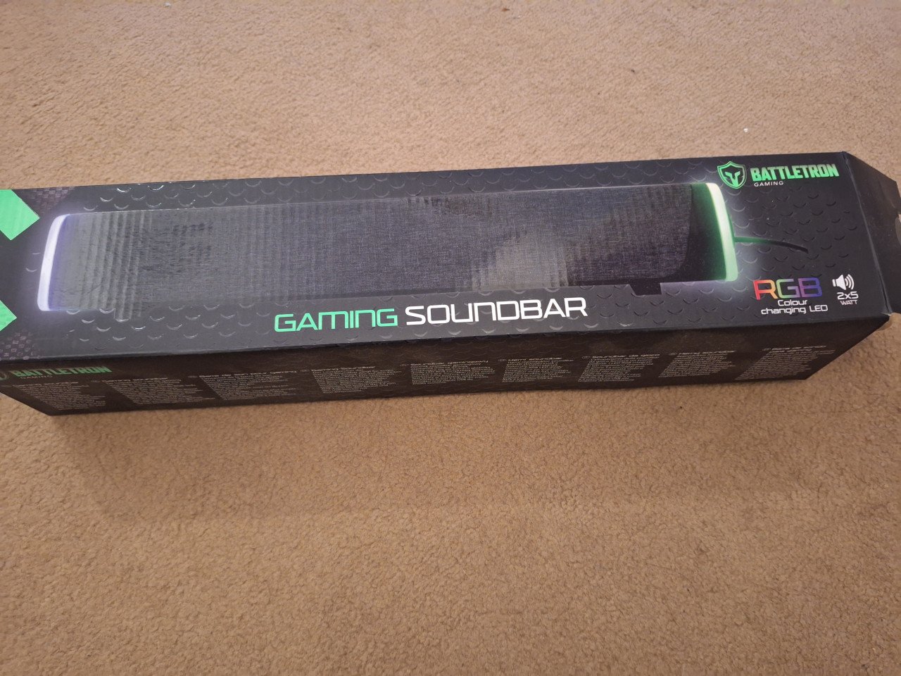 Gaming set, Curved monitor + Soundbar + Monitorarm