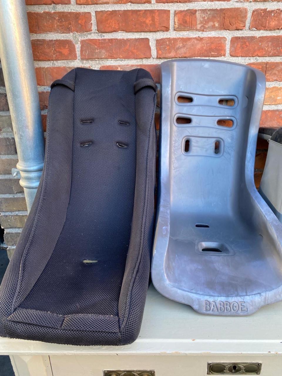 Babboe bakfiets 3 stoeltjes en accessoires