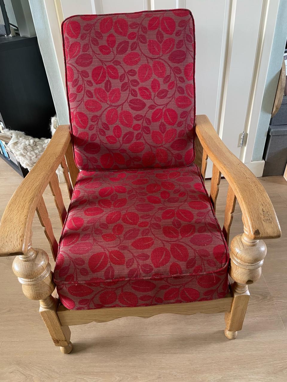 Rookstoel vintage stoel