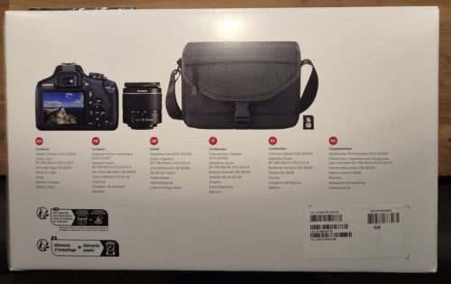 Canon EOS 2000D essential travel kit