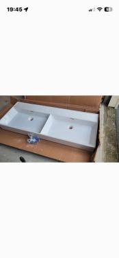 Wastafel Brauer lunar 120,5cm breed