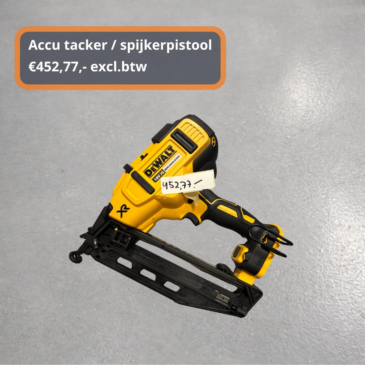 OPRUIMING -> DeWALT gereedschap bij Bouwpartner de Jonge!