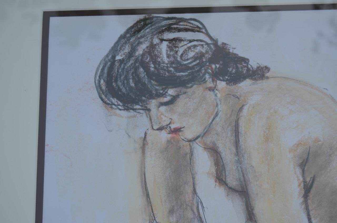 Fraai schilderij Frans J. Joosen (Tilburg 1932 - Oosterhout 2021) 'Naakt'