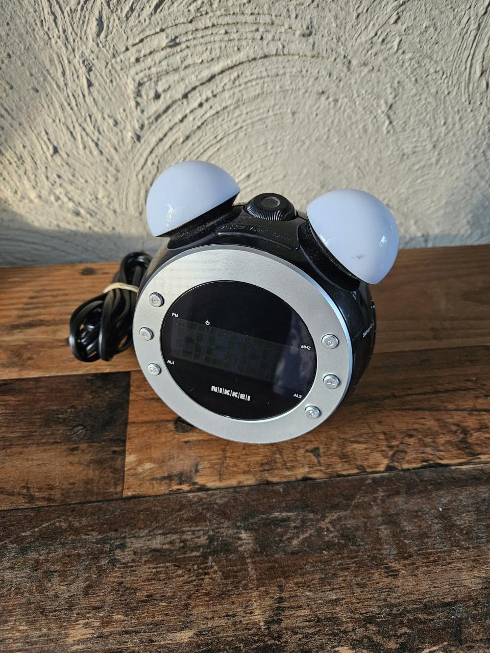 Digitale Nikkei NR280P Wekker met Projectie en Radio - Zwart