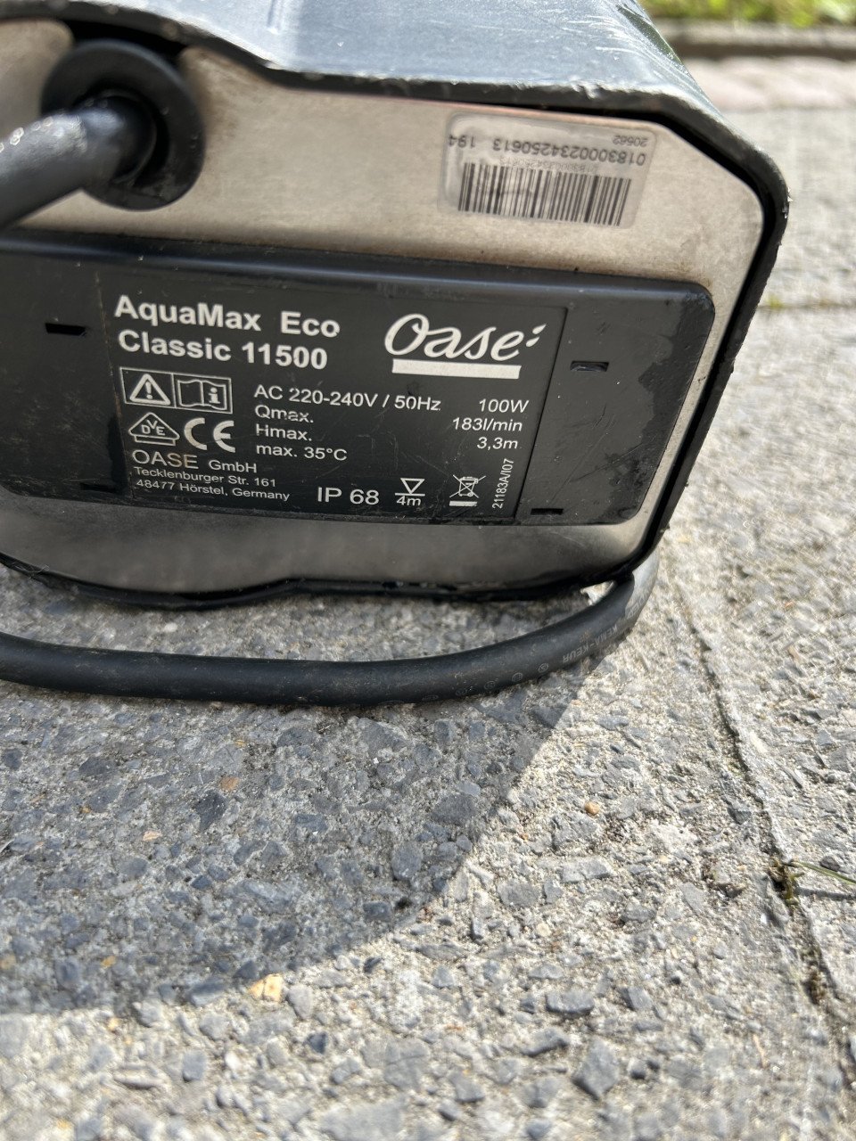 Te koop oase aquamax eco classic 11500 Vijverpomp sterke en zuinige pomp