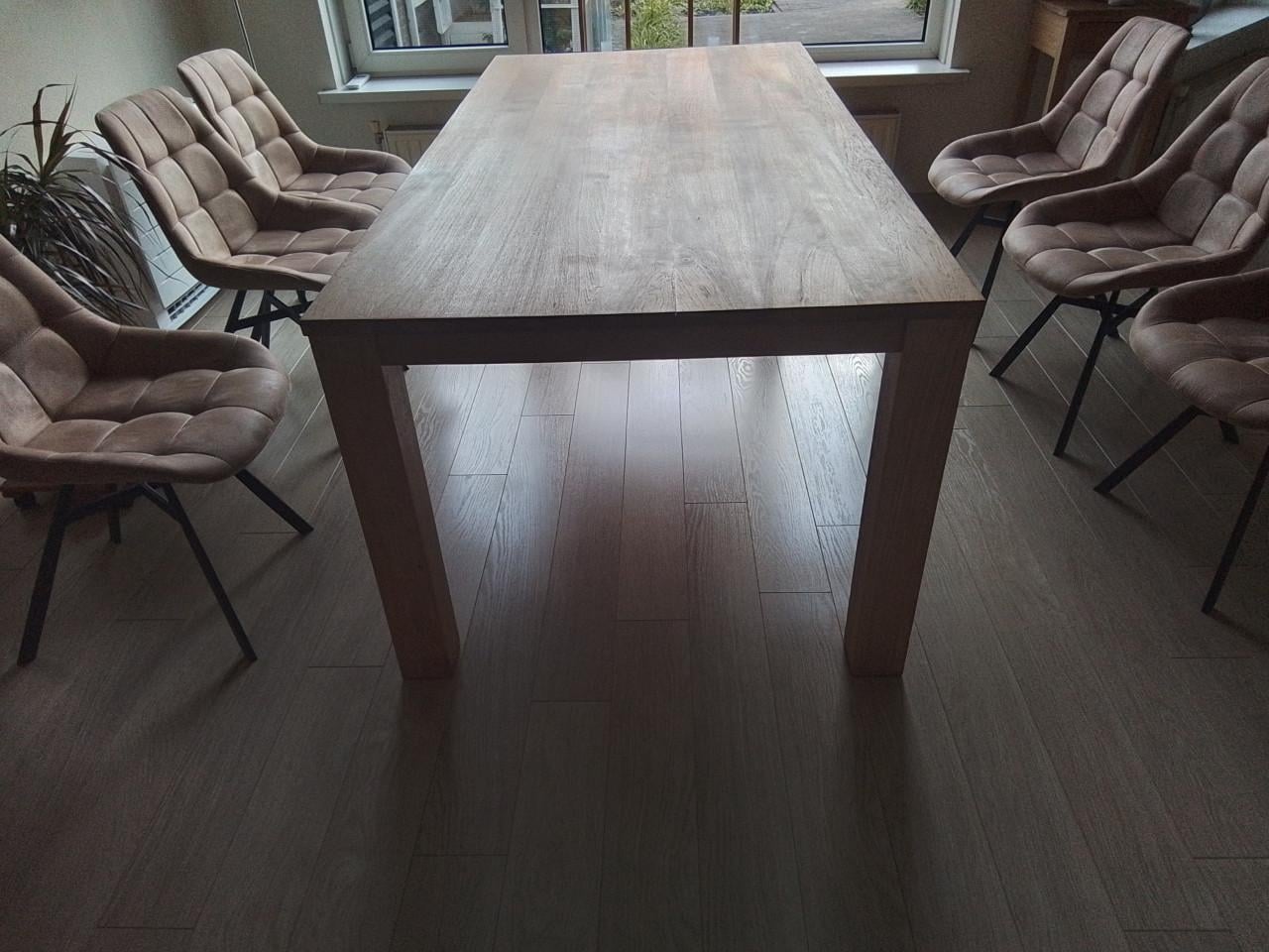 Teak eettafel