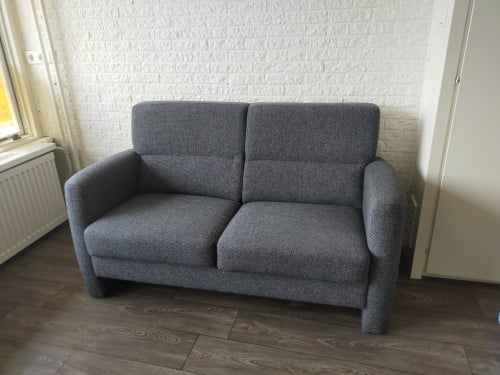 2 zitsbank donker grijs