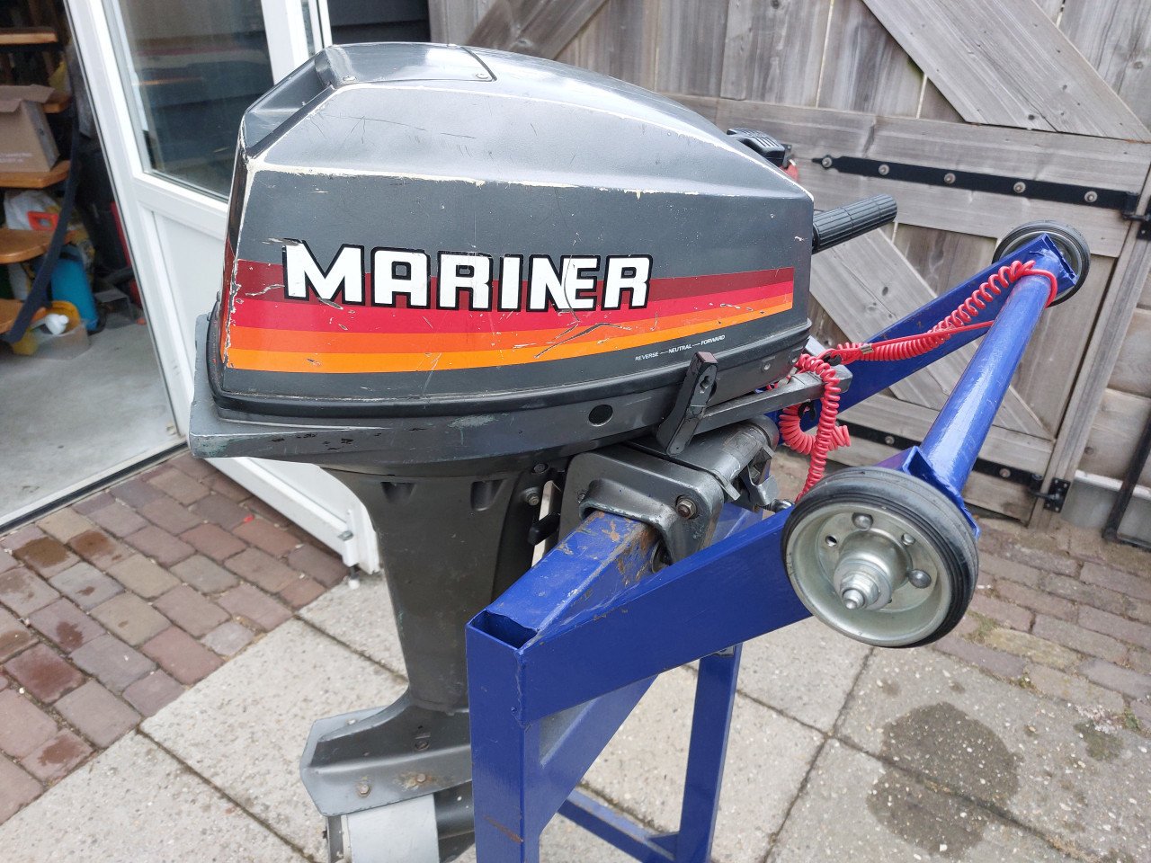 Mariner 15pk 2takt,  lang stil gestaan