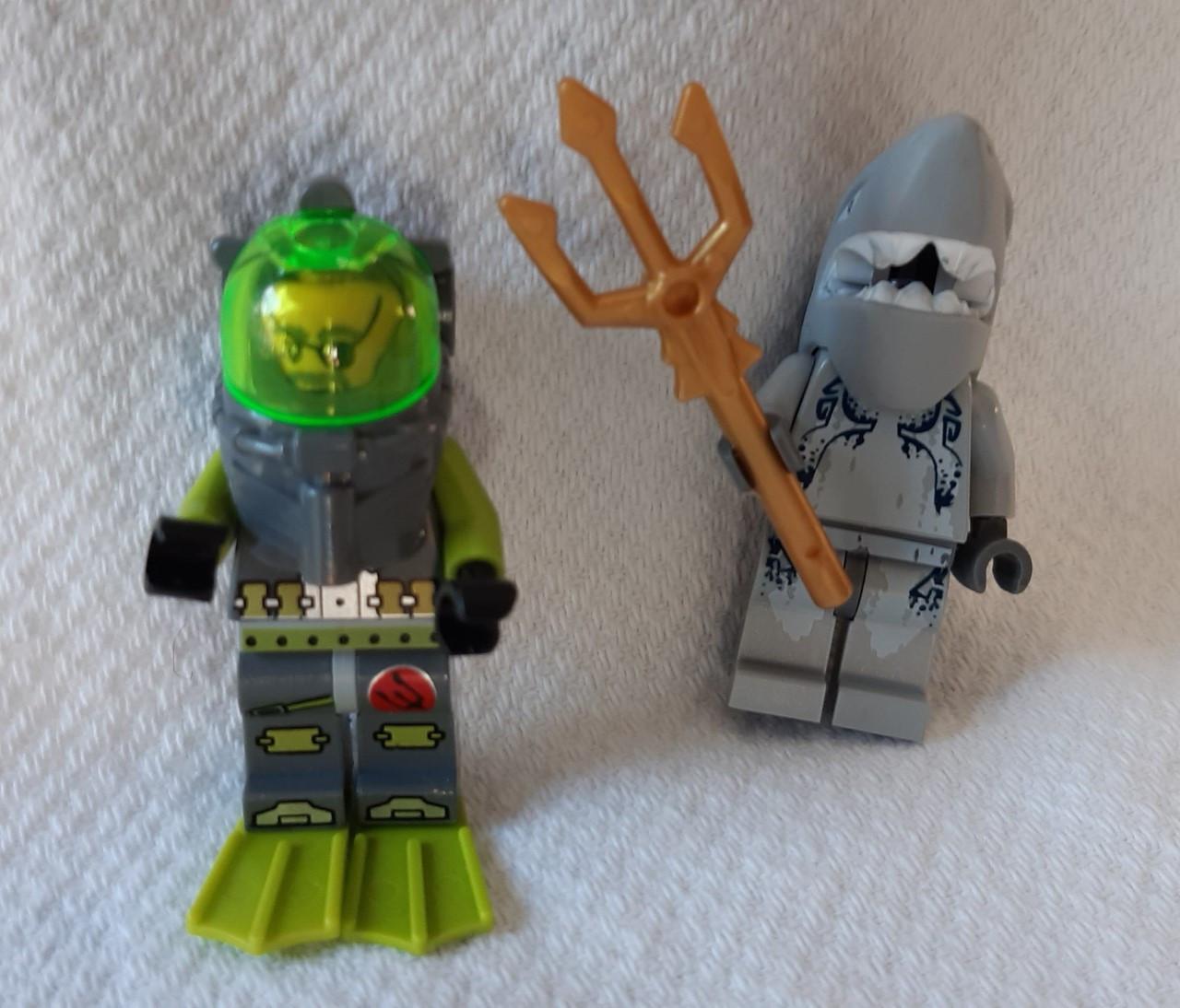 LEGO Atlantis 8057: Slag bij het scheepswrak 2 figuren
