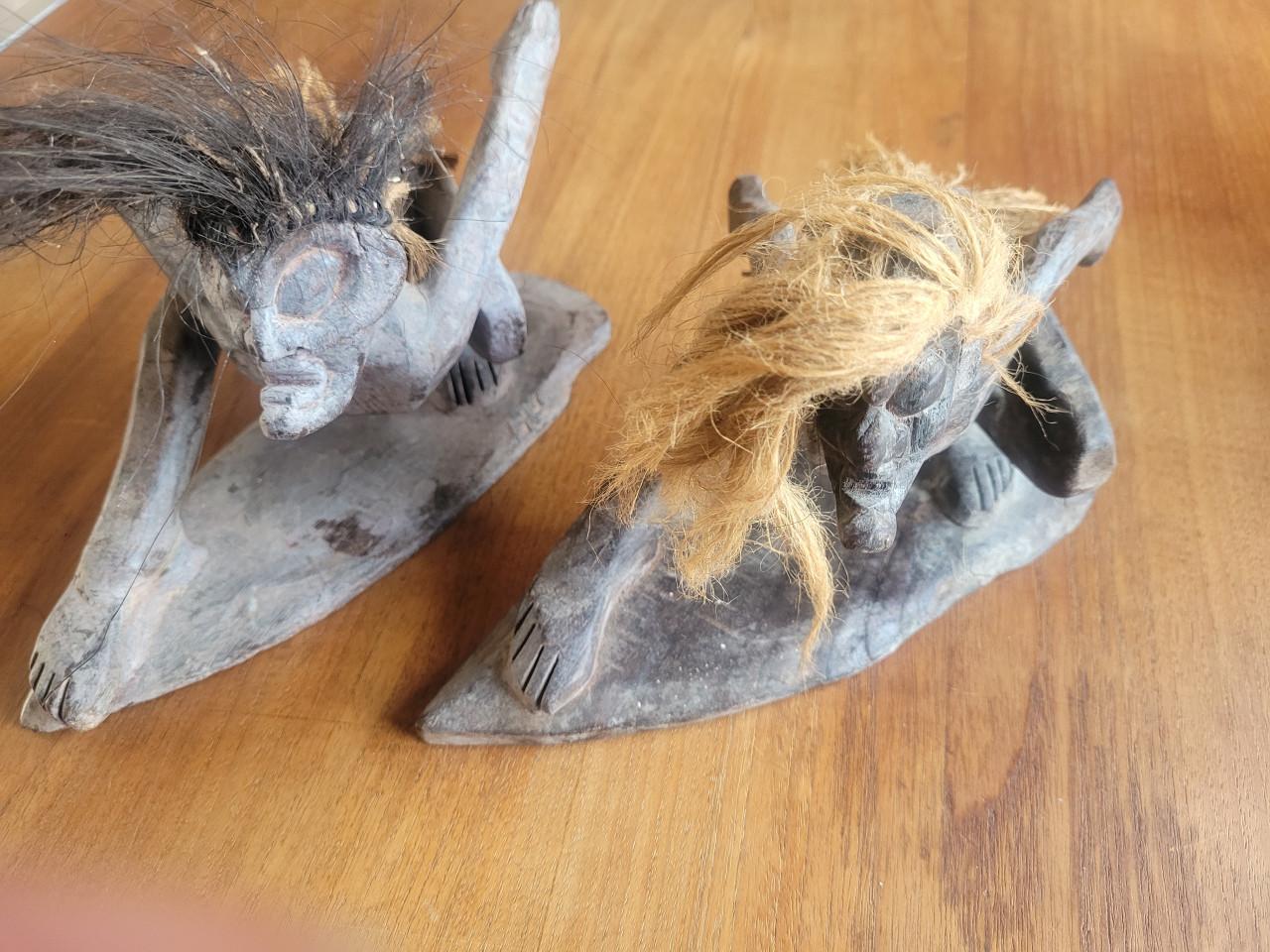 Vintage houten beeldjes