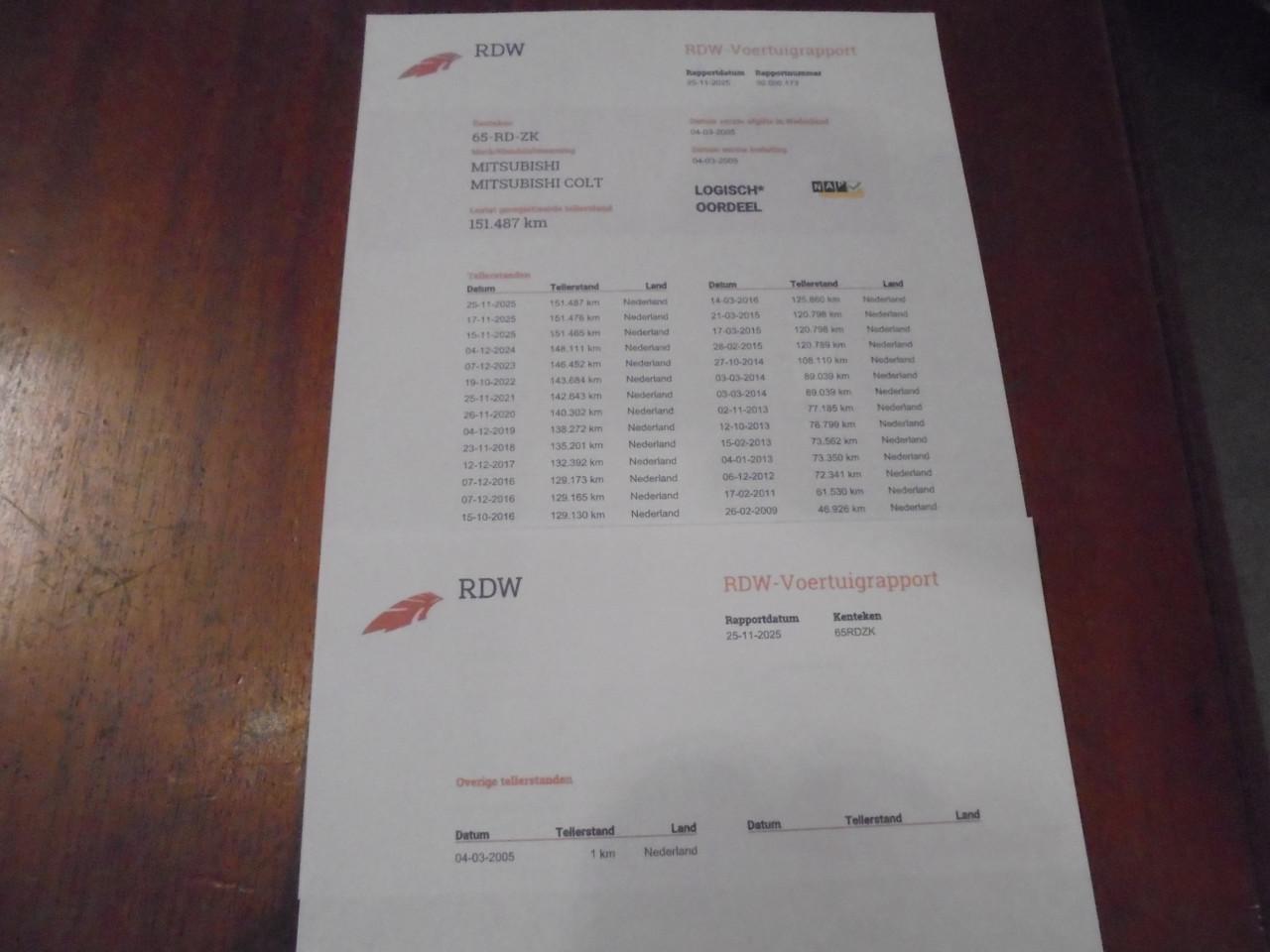 Mitsubishi Colt 1.3 nette zuinige auto ,aflevering met nieuwe Apk