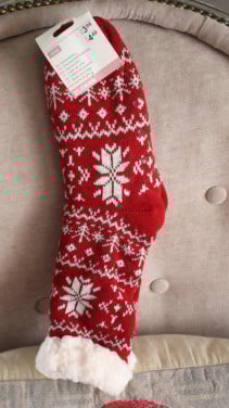 Nieuwe kerst thuis sokken  rood wit maat 37-42