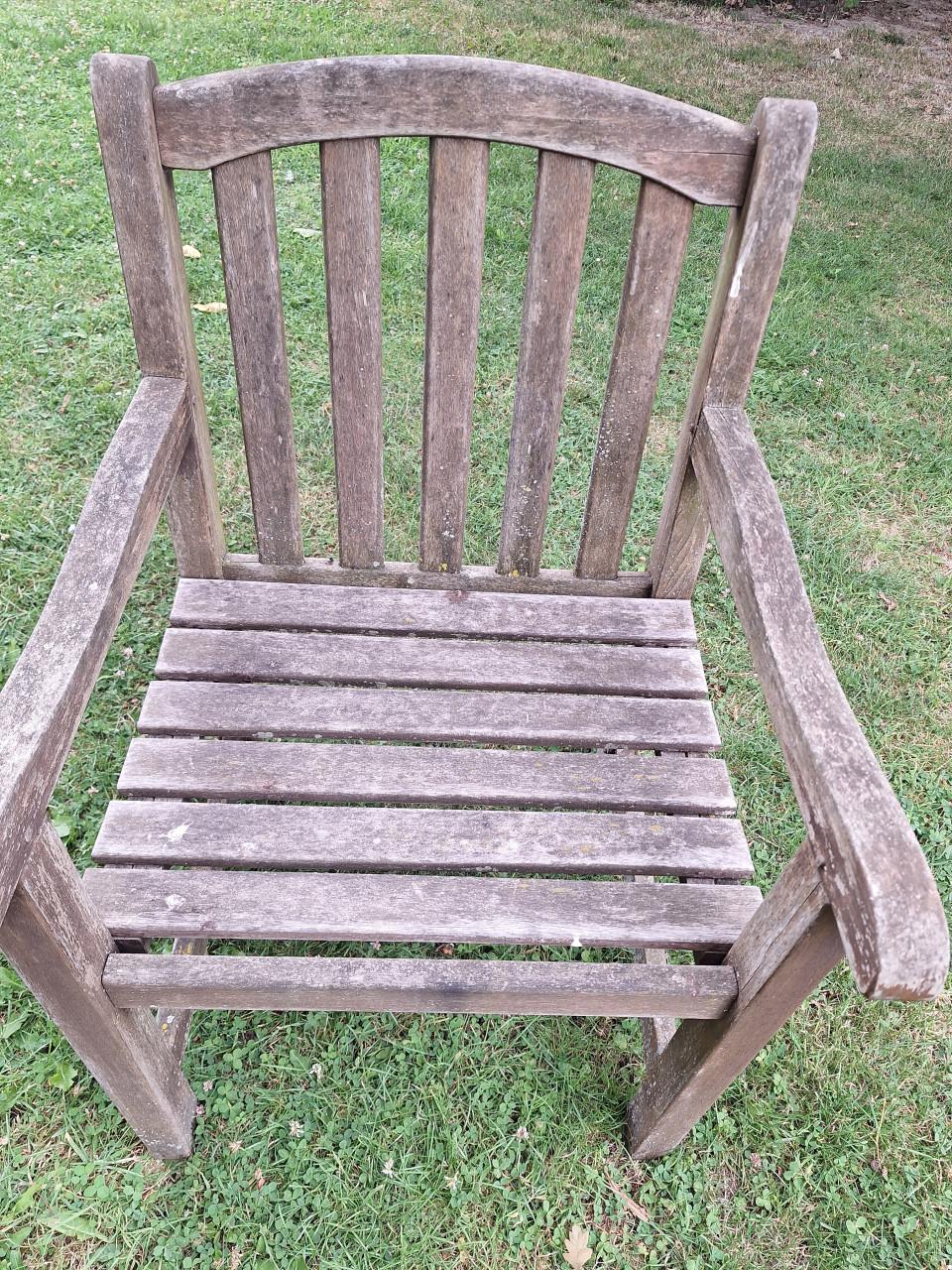 Tuinstoelen, houten tuinstoel, 6 stuks