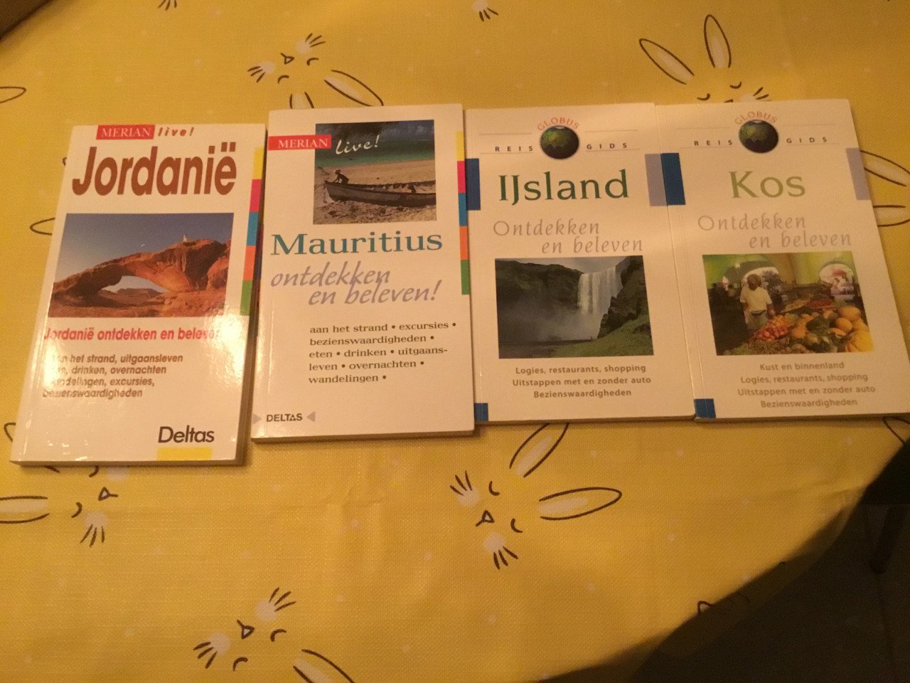 Verschillende reisboekje