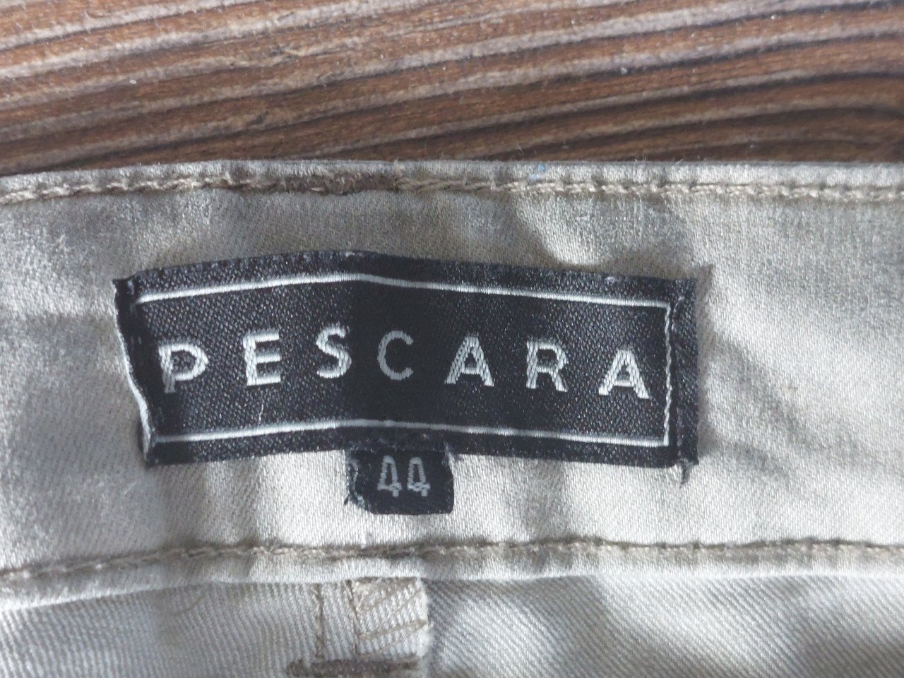Khaki/taupe Pescara 3/4 damesbroek mt 44