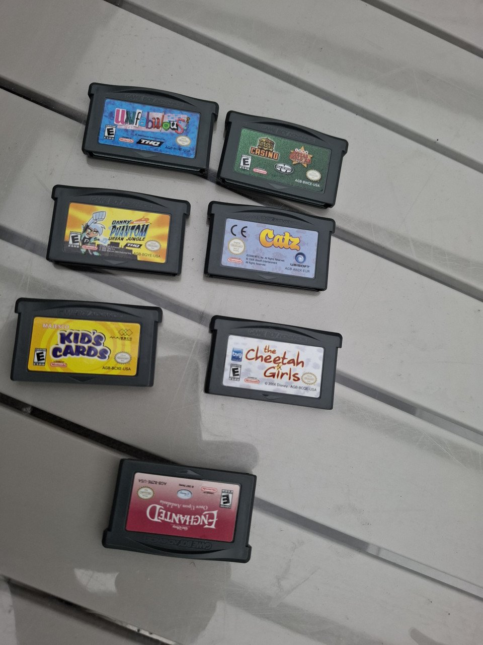 7 x Nintendo Gameboy spelletjes