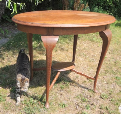 Klassieke massief eiken eettafel