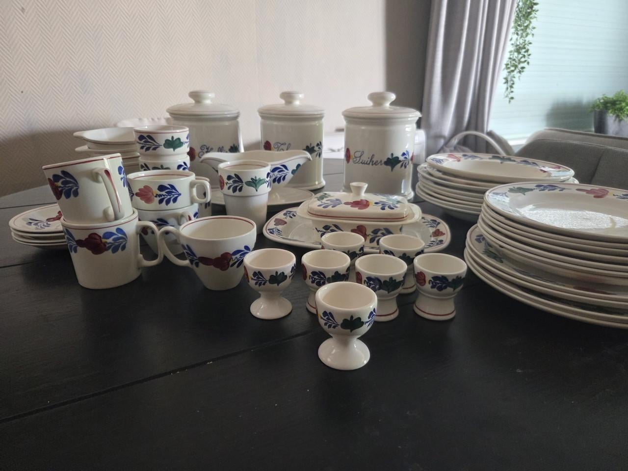 Boerenbont servies