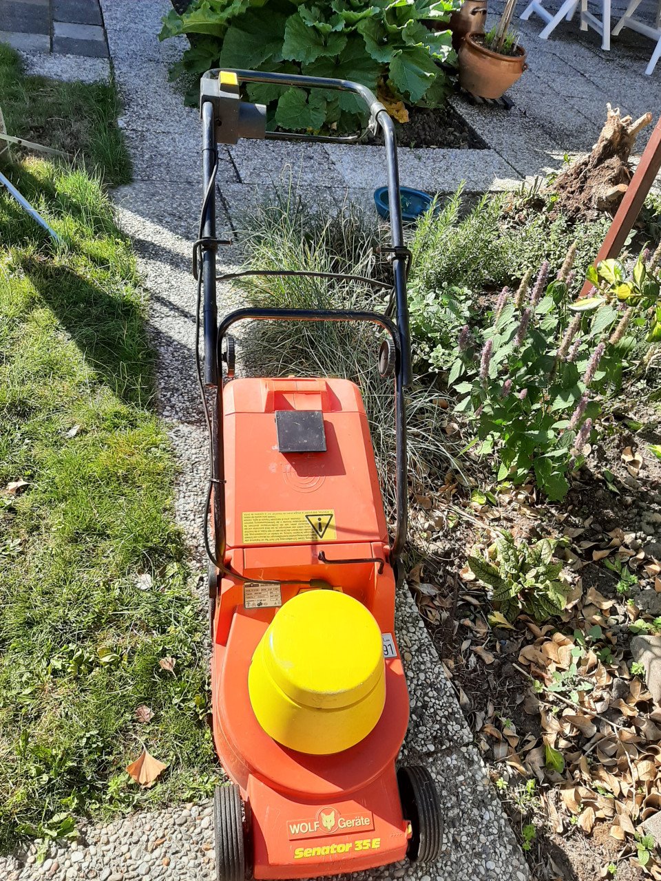Electrische gazonmaaier merk Wolf