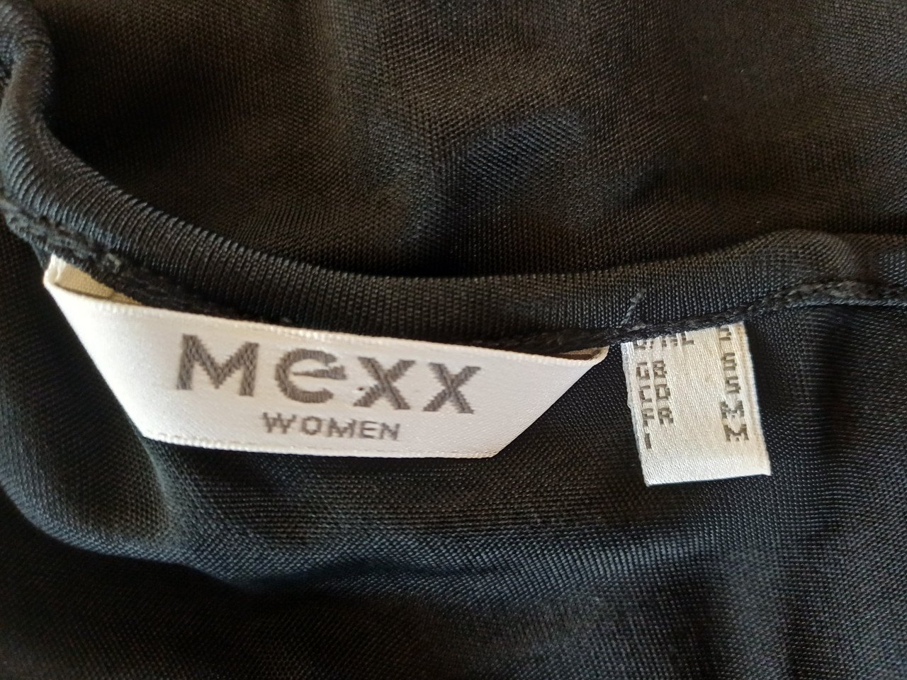 NIEUW: Mexx zwarte lange (gala)jurk, maat s