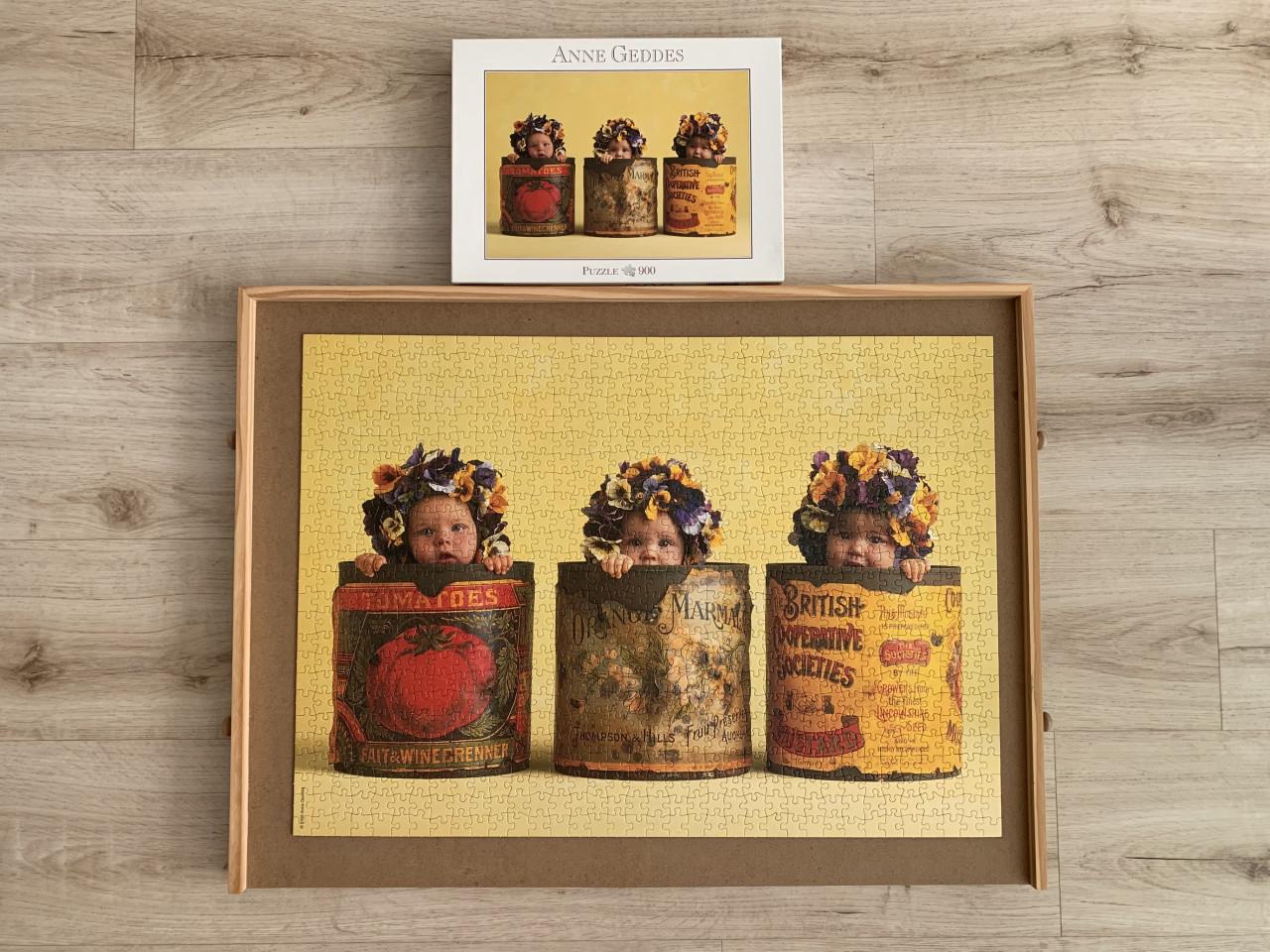 2 puzzels Anne Geddes 900 stukjes