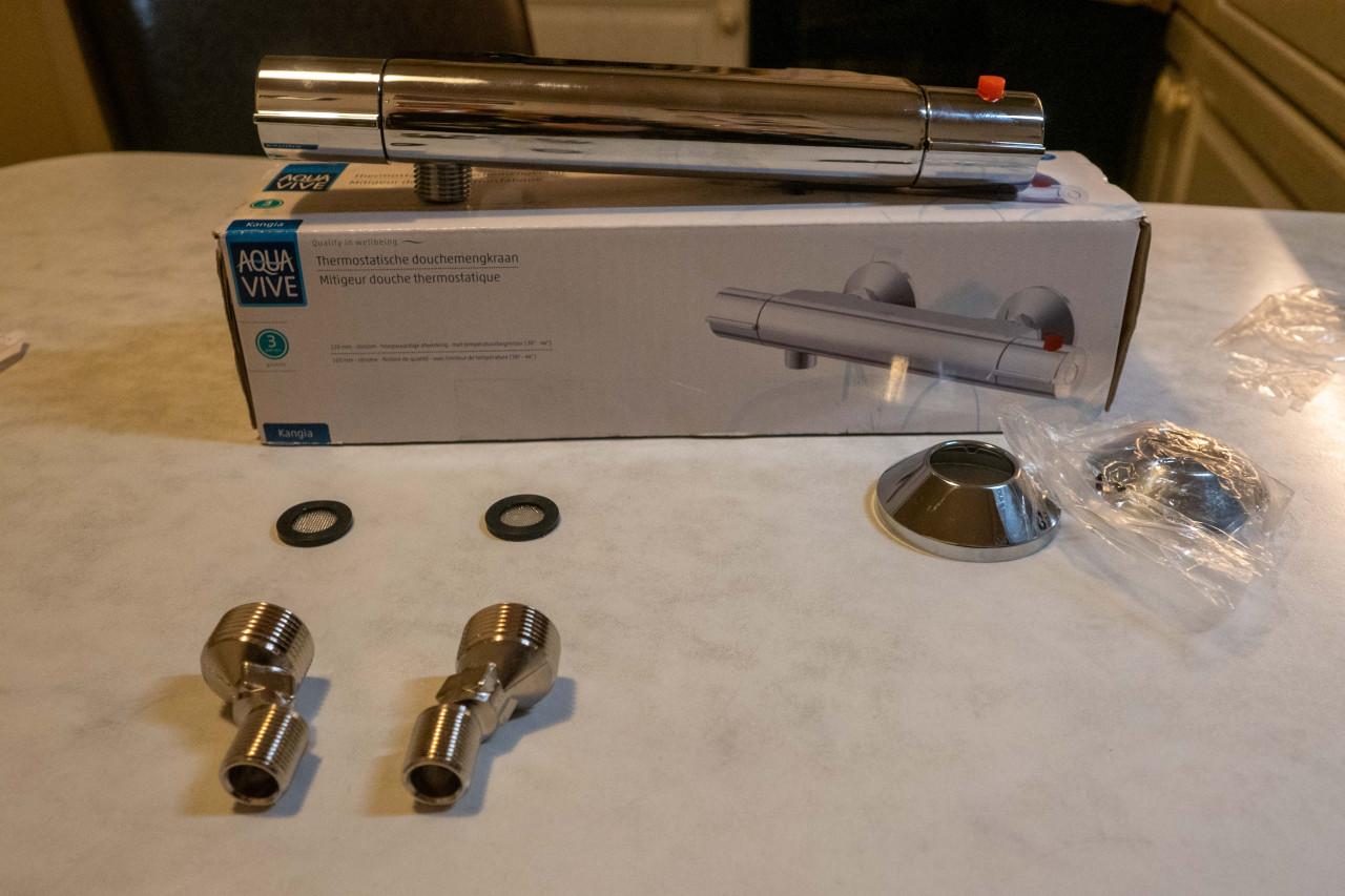 Thermostatische douchekraan
