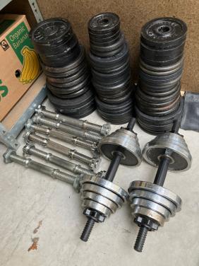 Fitness gewichten/dumbells