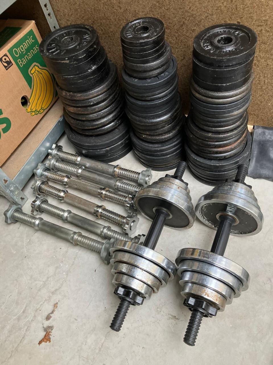 Fitness gewichten/dumbells