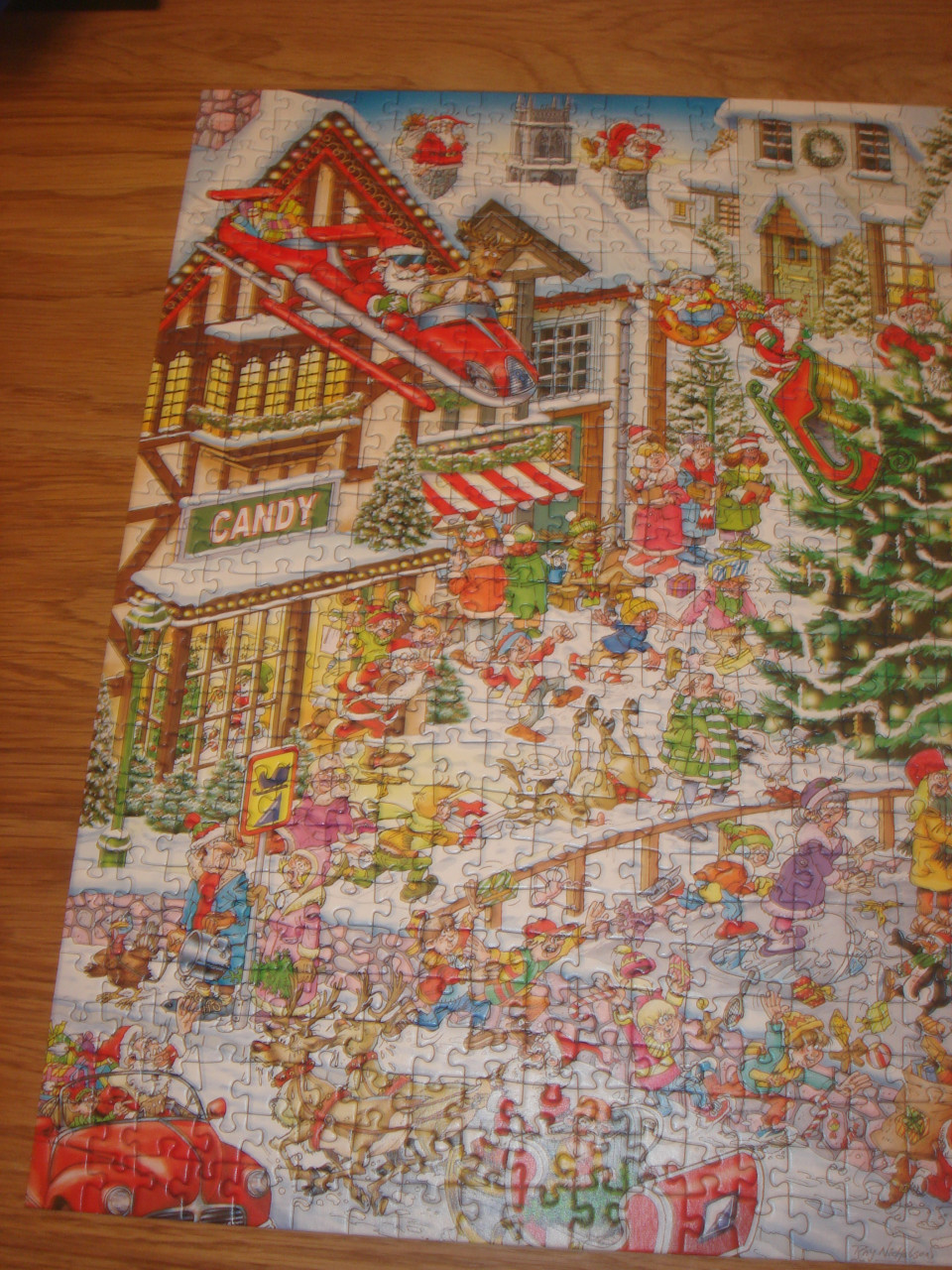 Te koop Complete Cartoon puzzel Christmas Ray Nicholsas 1000 stukjes