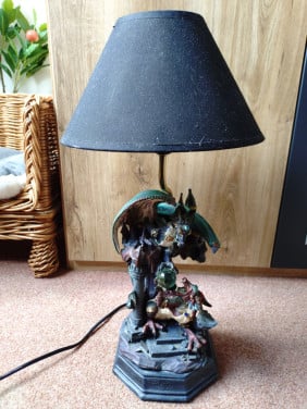 Lamp met draken