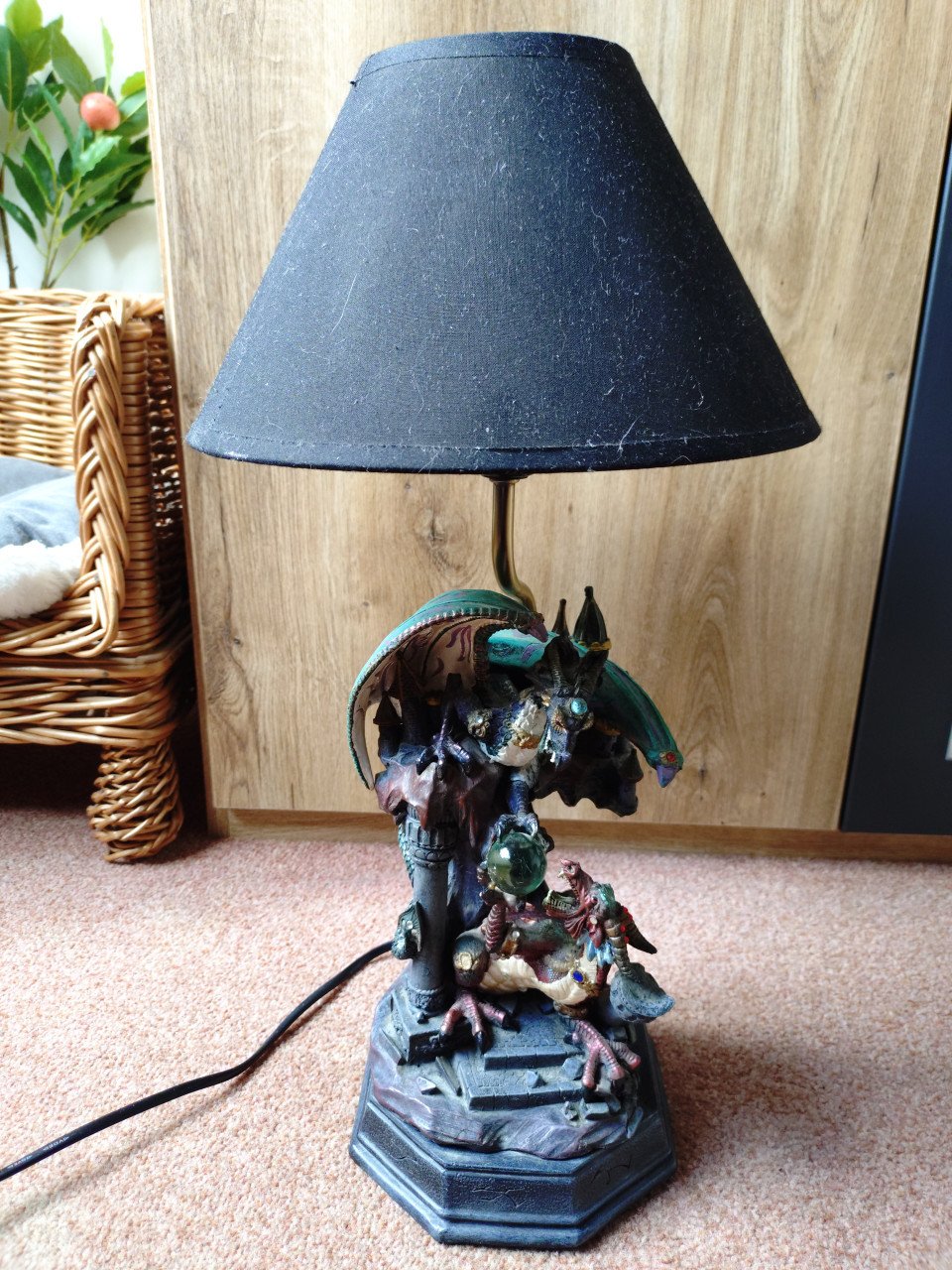 Lamp met draken