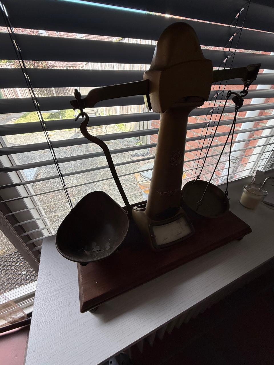 Antieke weegscaal