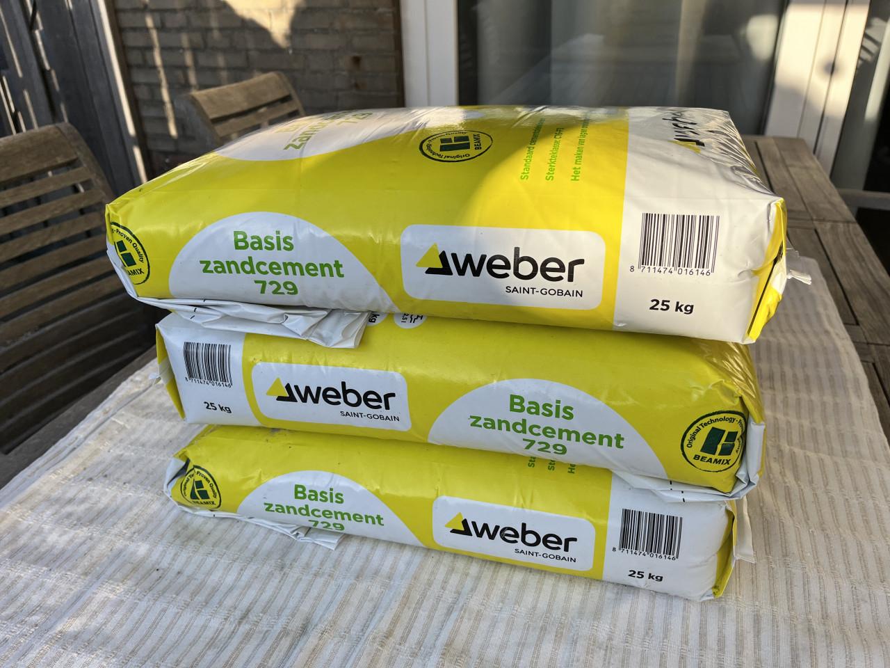 Weber basis zandcement