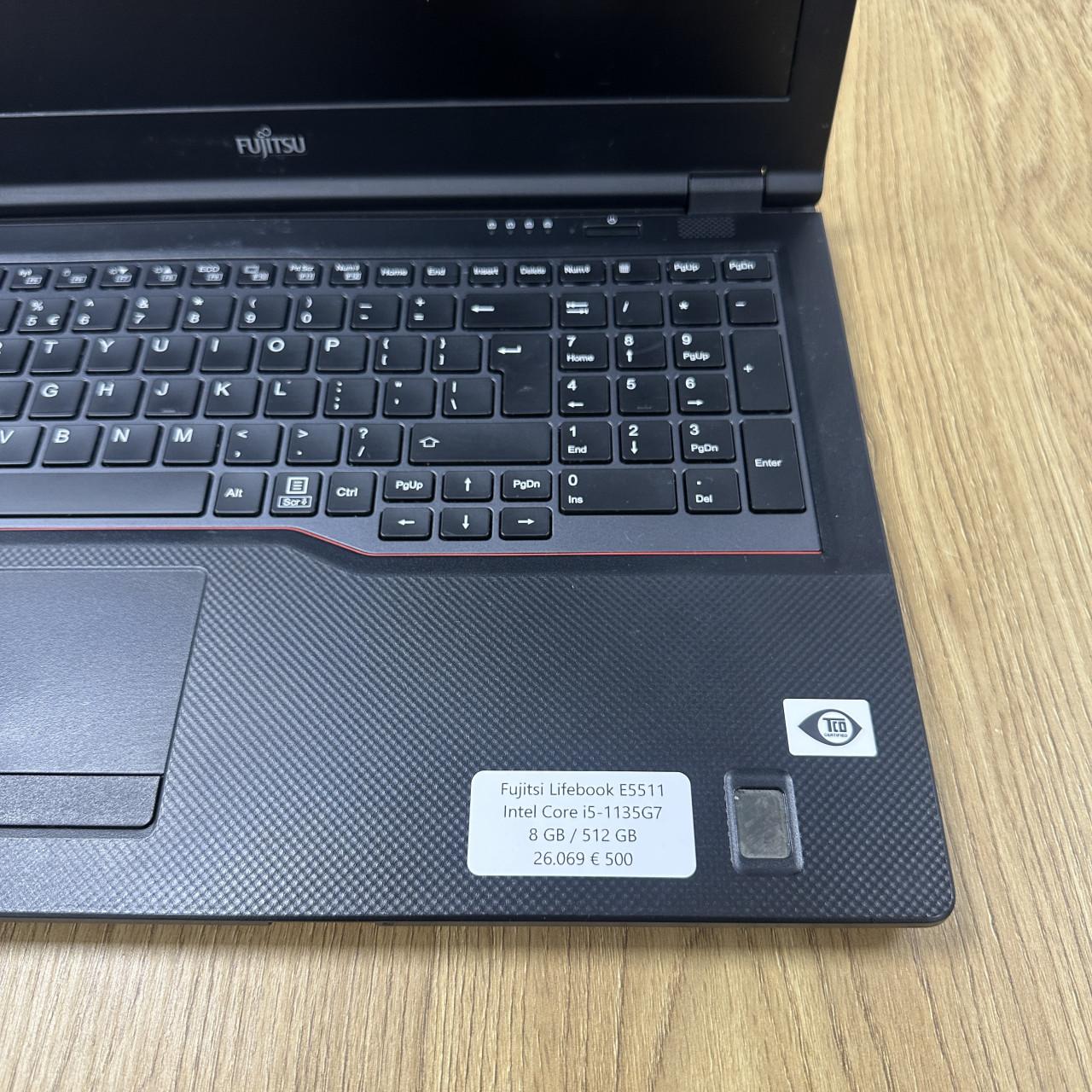 Laptop Fujitsu Lifebook E5511 i5-1135G7 512 GB