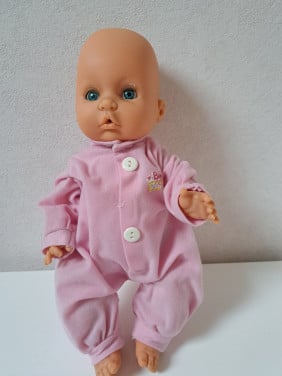 Z.g.a.n babypop 38 cm met slaapoogjes