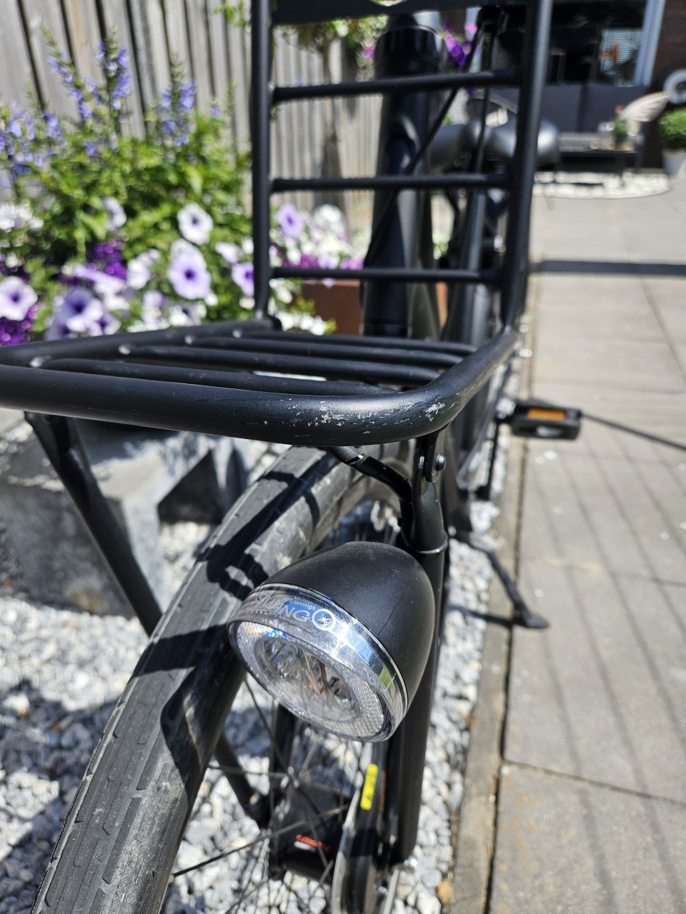 Gazelle dames/meisjes transportfiets mat zwart