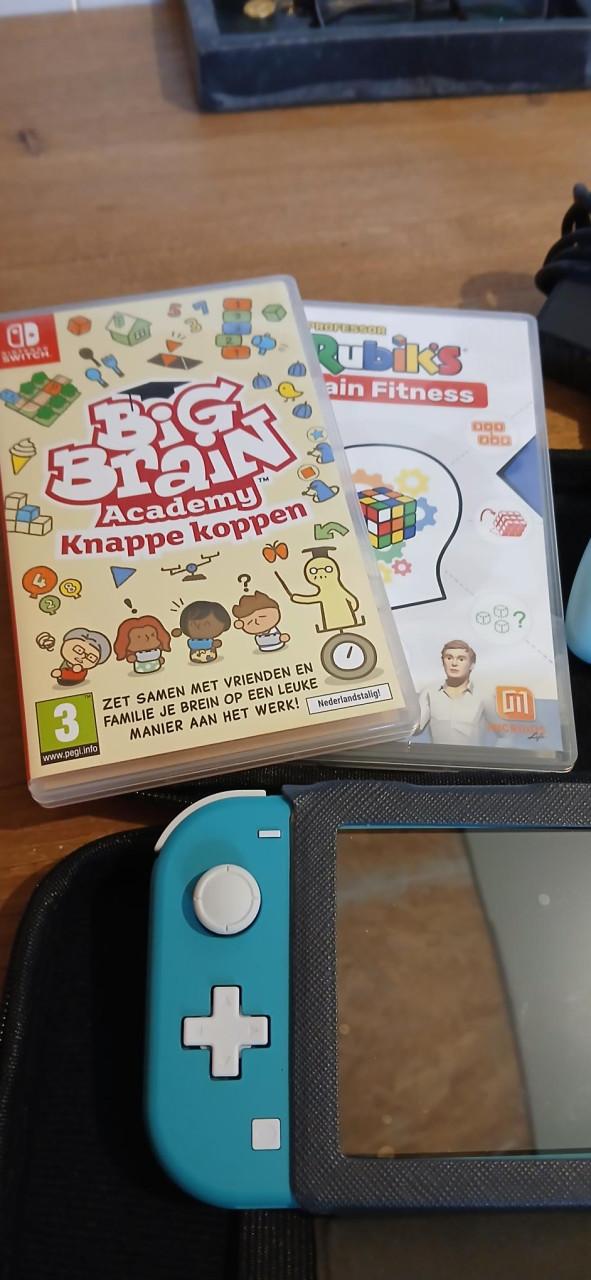 Nintendo Switch Lite Turquoise + controller, 2 games en accessoires 🎮
