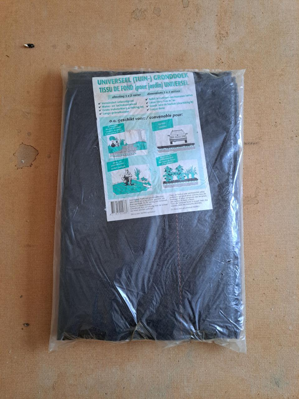 TUIN/WORTELDOEK 5X2 METER.