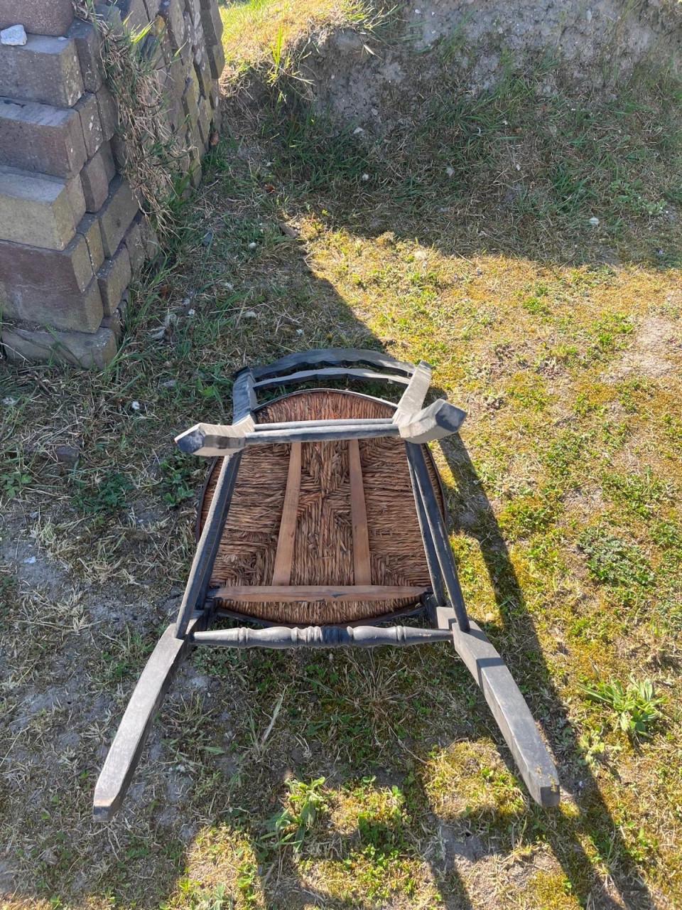 Biedermeier stoel, antiek