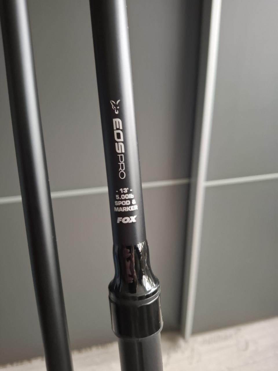 Te koop aangeboden.. 2x Fox EOS PRO 13ft 5.0lbs