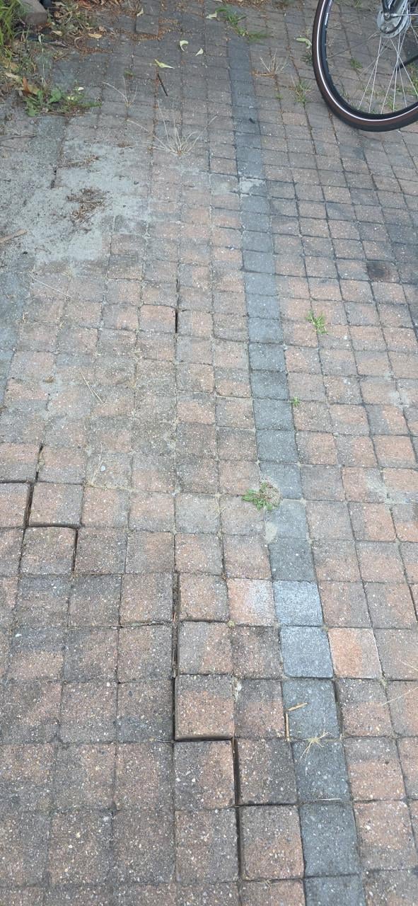 Terras stenen 10x10 40m2 Gratis