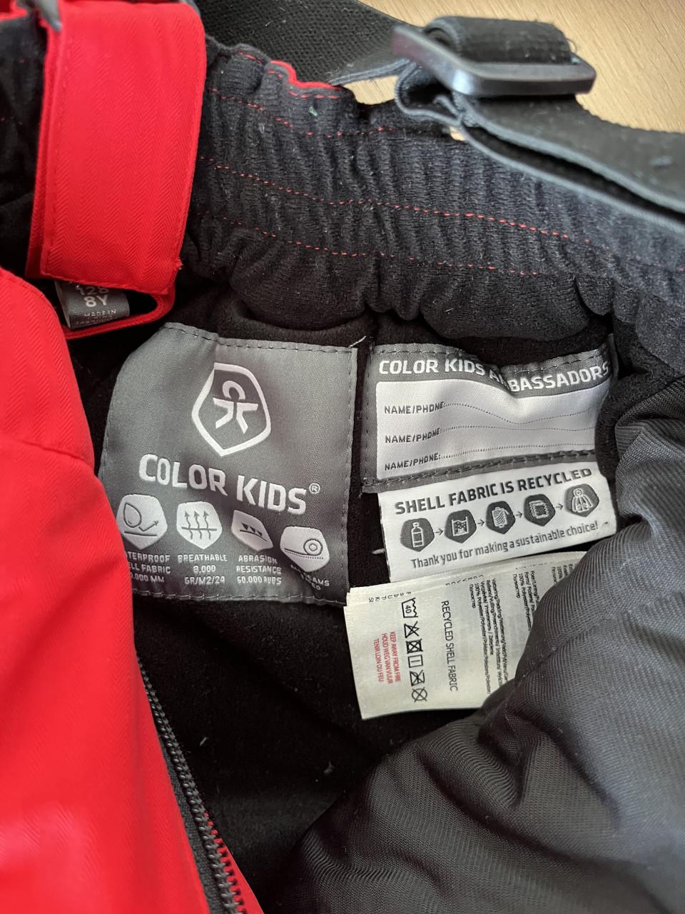 Skipak (skijas en skibroek) Color Kids®, maat 128