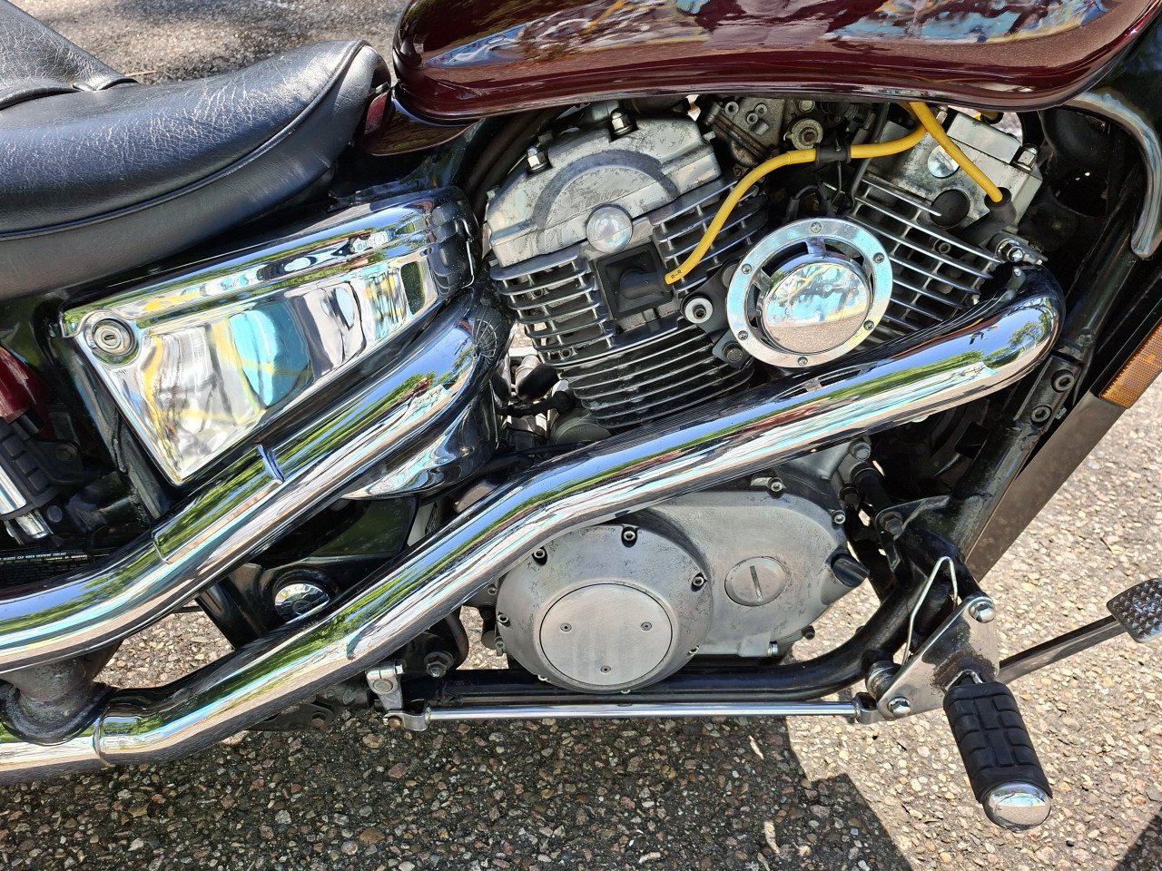 Honda Shadow VT-1100 met 13.000 mil op de teller bj 1987